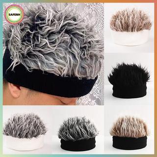 Mũ Beanie Tóc Giả Retро Hip Hop, Phù Hợp Cho Nữ Và Nam