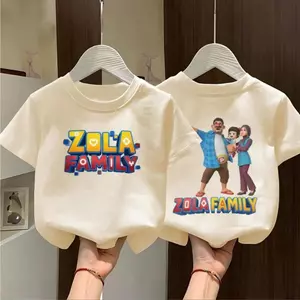90-150 cm, 3-14 tuổi, Papa Zola, họa tiết áo sơ mi, ngắn tay, thoải mái