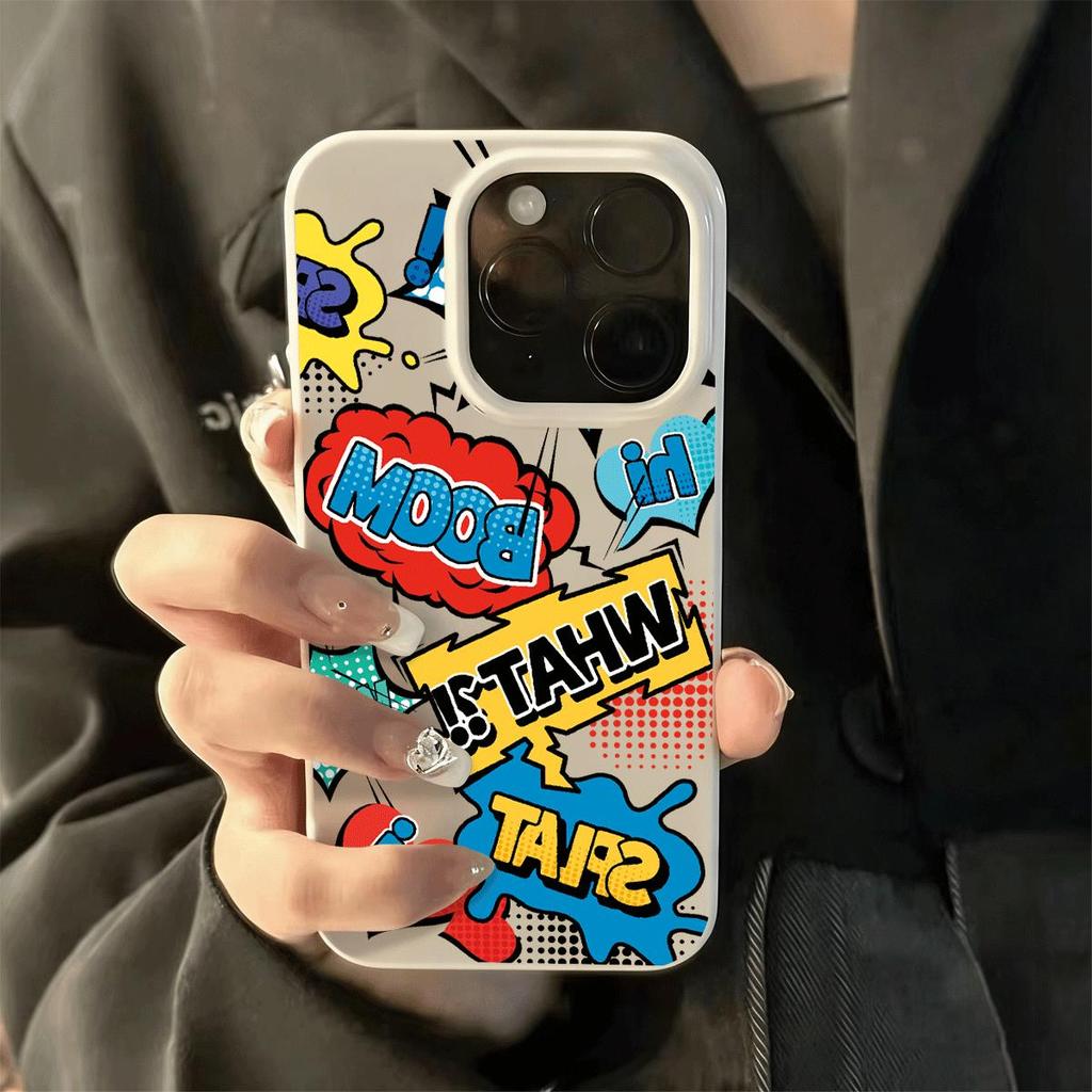 Truyện tranh đường phố cho trường hợp iPhone 17promax iPhone 16plus mới 15 Jelly Case 1312 Ý tưởng