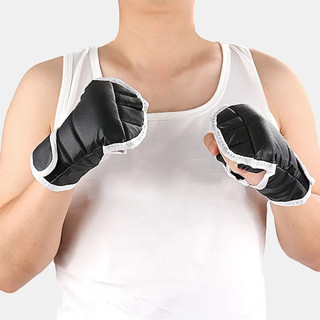 1 Cặp Găng Tay MMA Võ Thuật Đấu Vật Trầy Xước Đấm Túi UFC Boxing Huấn Luyện Nửa Mitts Cho Nam Nữ