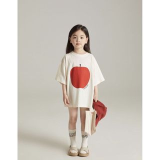 Áo thun bé gái in trái cây – Cotton 100% form rộng phong cách Hàn Quốc