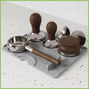 Trạm Tamping Cà Phê Silicon Chống Trơn Trượt Cà Phê Tam Giác Thảm Thực Phẩm Portafilter Giá Đỡ Thanh Dụng Cụ Cho Mặt Bàn gelhvn