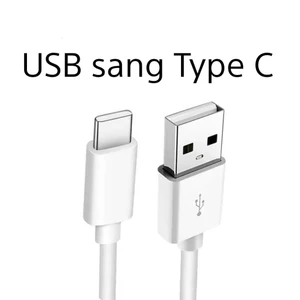 Cáp kèm máy - màu trắng, dài 1 mét - Hàng sẵn, hỗ trợ bán sỉ