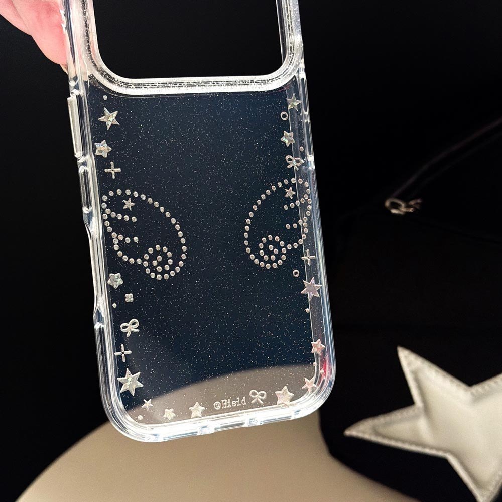 Ốp lưng cứng trong suốt Tương thích với iPhone 13 14 14Pro 14ProMax 15 15Pro 15ProMax 16 16Pro 16ProMax 17 17Pro 17ProMax Vỏ hoa văn cánh thiên thần