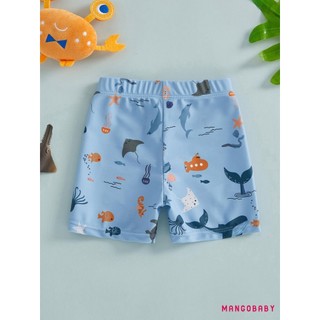 MG-Toddler Bé Trai Mùa Hè Quần Bơi Cua Bạch Tuộc In Nhanh Khô Bơi Ban Quần Short Đi Biển