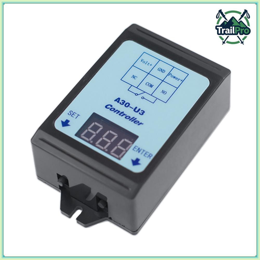 TrailPro DC 6-80V Giám sát điện áp Rơle Thời gian trễ Sạc Bộ điều khiển phóng điện Mô-đun Bộ điều khiển xả điện áp thấp Bảo vệ quá áp với 4 chế độ hoạt động