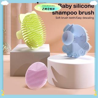 ZMONH Silicone Dầu Gội Bàn Chải Cho Bé Sơ Sinh Tắm Silicon Mềm Trẻ Em Trẻ Em Tắm Bàn Chải Đầu Rửa Tóc Massage Bàn Chải Tắm Không