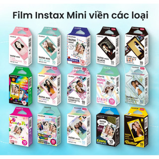 Film Instax Mini Fujifilm Viền Các Loại – Giấy In Ảnh Cho Máy Lấy Liền cho INSTAX MINI Chính Hãng