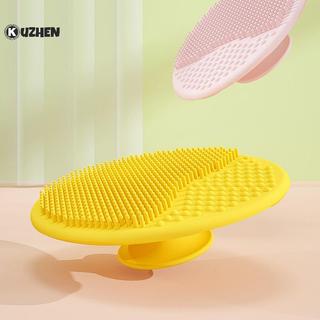 KUZHEN Silicone Dầu Gội Bàn Chải Cho Bé Sơ Sinh Tắm Silicon Mềm Trẻ Em Trẻ Em Tắm Bàn Chải Đầu Rửa Tóc Massage Bàn Chải Tắm HOT