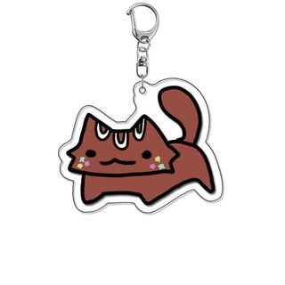 Dannet Danny Anime KeyChain Dandy's World Game Men Key Chain for Women Cartoon Creative Figure Acrylic K