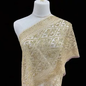 Lưới sequin phong cách nữ, phù hợp làm áo dài dân tộc hoặc khăn choàng