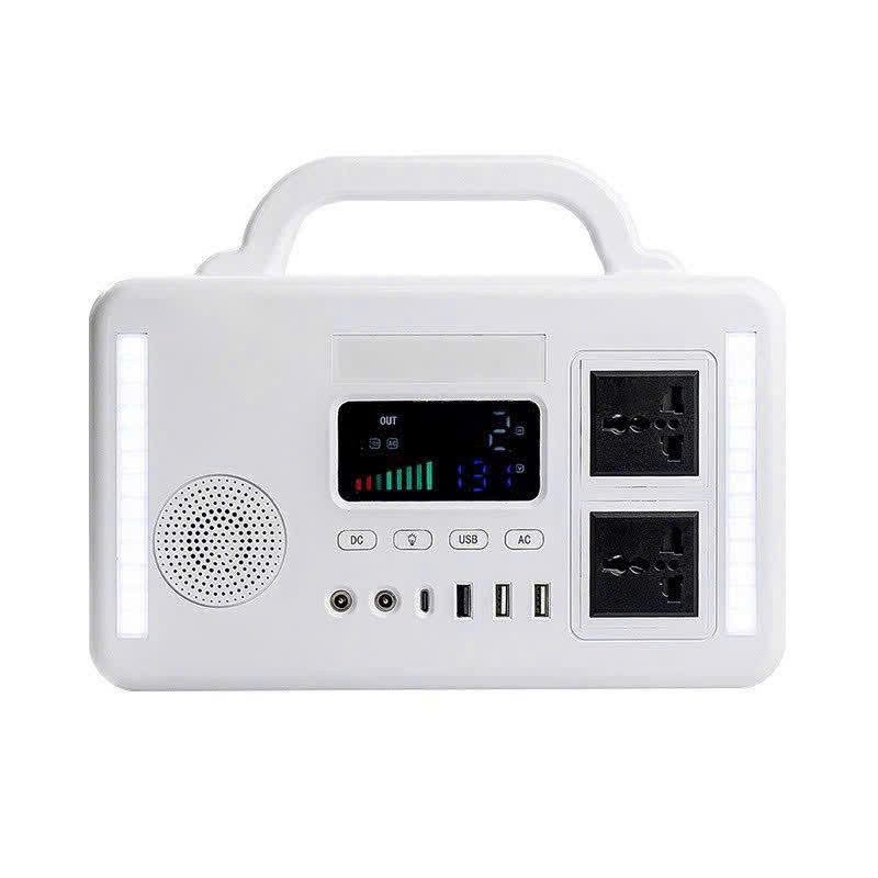 Trạm Năng Lượng Mặt Trời Di Động CY-300W | Sóng Sin Thuần | Pin Lithium Sắt 192Wh | Sạc Nhanh, Bluetooth