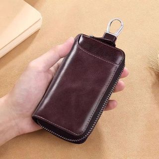 Túi đựng chìa khóa YONDR, Ví chìa khóa ô tô di động cổ điển, Túi đựng chìa khóa thời trang bằng da PU dung tích lớn đa chức năng Sử dụng kinh doanh