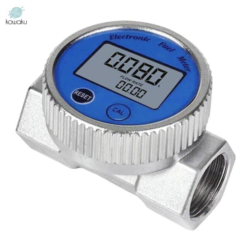 Đồng hồ đo lưu lượng tuabin kỹ thuật số Màn hình LCD kỹ thuật số đa năng Cao đa năng
