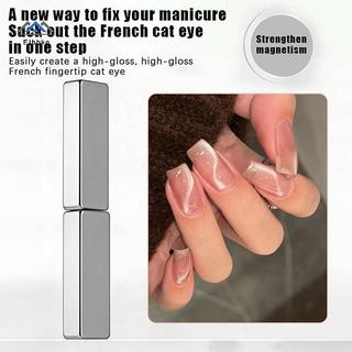 ELBBKG Siêu Mạnh Thi Dải Nam Châm Mắt Mèo Nam Châm Cho Móng Tay Gel Ba Lan 3D Dòng Dải Hiệu Ứng Pháp Đa Chức Năng Bút Nam Châm Dụng Cụ Mới