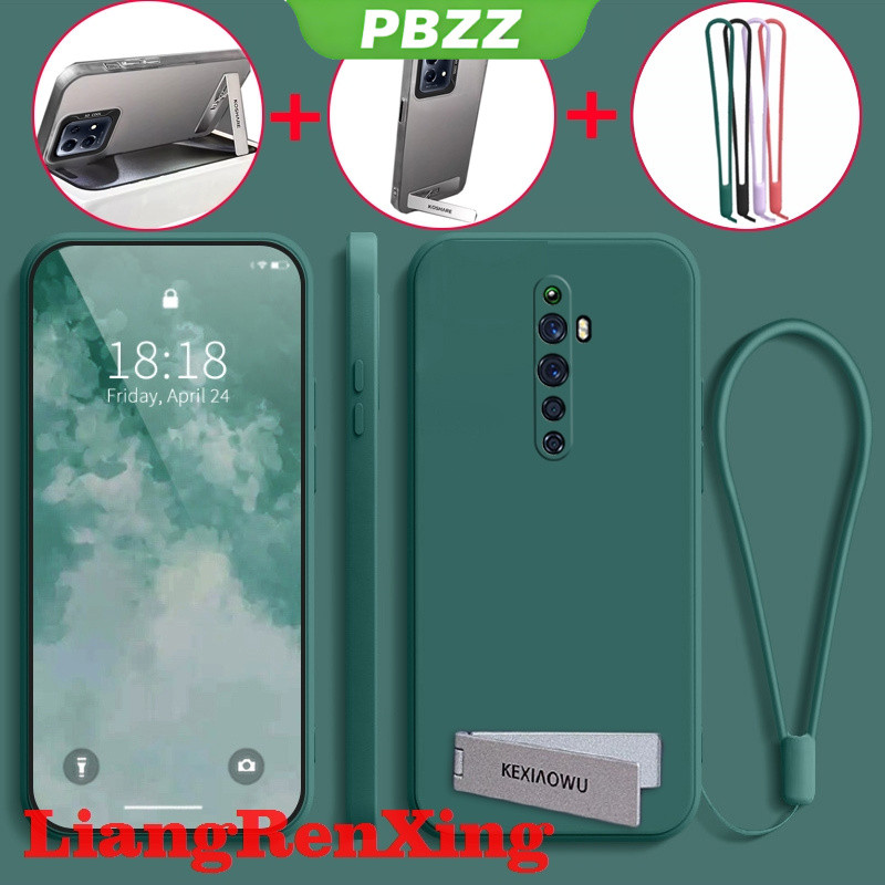 [3 trong 1] ốp cho OPPO RENO 2F reno2 f RENO 2 f RENO 2 Ốp điện thoại Ốp mềm Ốp chống sốc mịn bảo vệ silicon lỏng thiết kế mới thẩm mỹ với giá đỡ dễ thương ytcbzj01