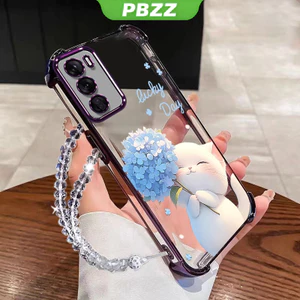 Ốp Lưng Cho oppo reno 12 pro 5g reno12 5g 2024 Vỏ Điện Thoại Vỏ Mềm Silicon Chống Sốc Thiết Kế Mới Thẩm Mỹ Trong Suốt Hoạt Hình Vòng Tay Mèo Cho Bé Gái SJSLLSHM01