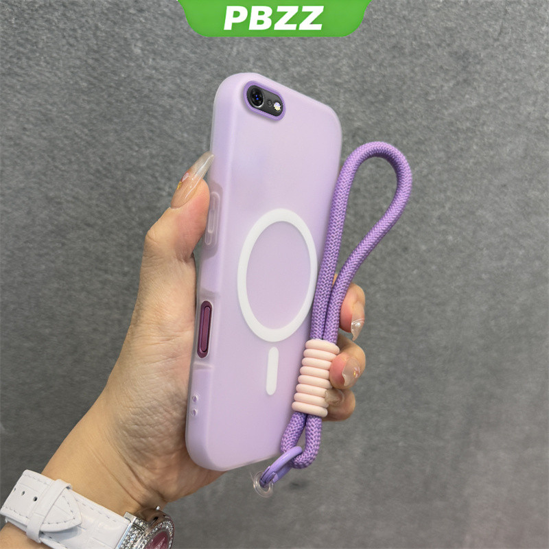 Ốp 2 Trong 1 Cho iphone 5s 5 6 6s 6 7 8 7P 8P 6SP plus Vỏ Điện Thoại Chống Sốc Thiết Kế Mới Thẩm Mỹ Vỏ Thạch Màu Kép Có Dây Buộc Từ Tính Không Dây GDBSWX01
