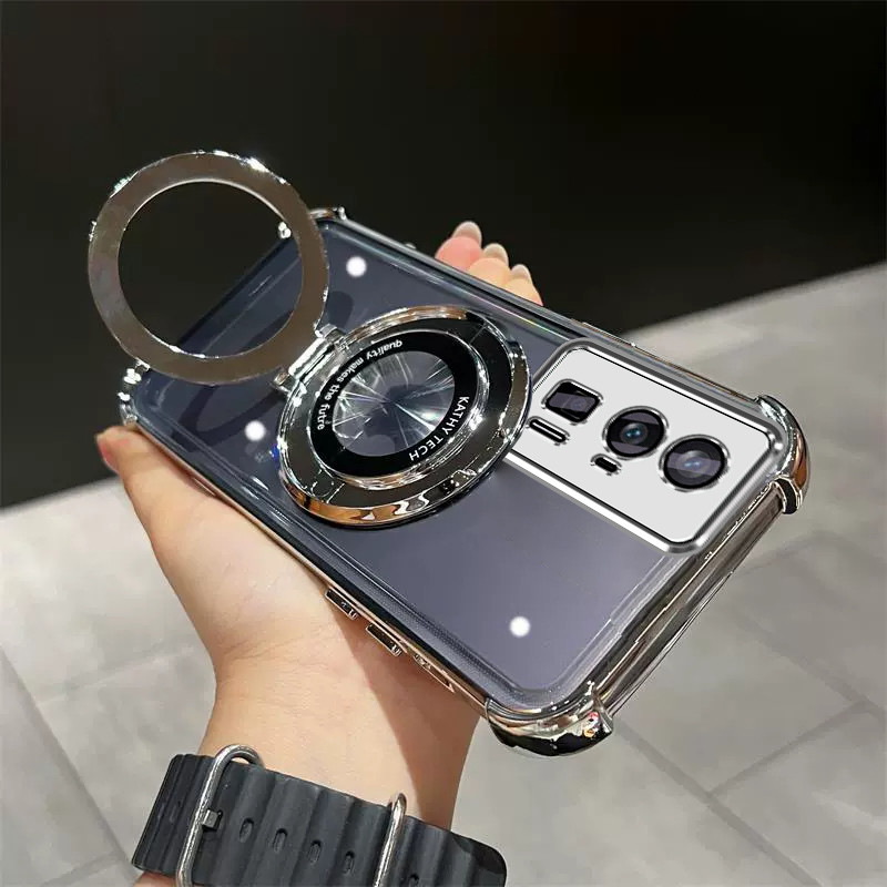 Ốp Lưng Cho POCO F5 Pro / Redmi K60 / Redmi K60 Pro Giá Đỡ Điện Thoại tpu Chống Sốc Có Chức Năng Chống Trơn Trượt Vỏ Điện Thoại Di Động SJZJ