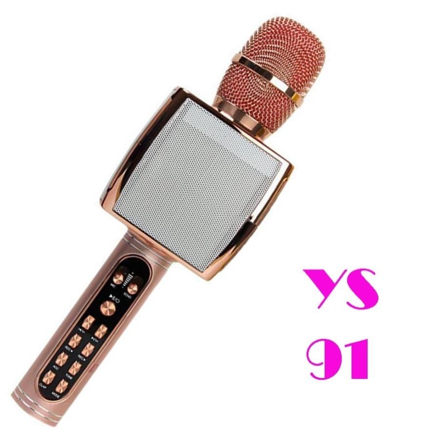 Micro karaoke bluetooth YS-91 kiêm loa nghe nhạc âm thanh cực chuẩn bass siêu hay đời mới 2026