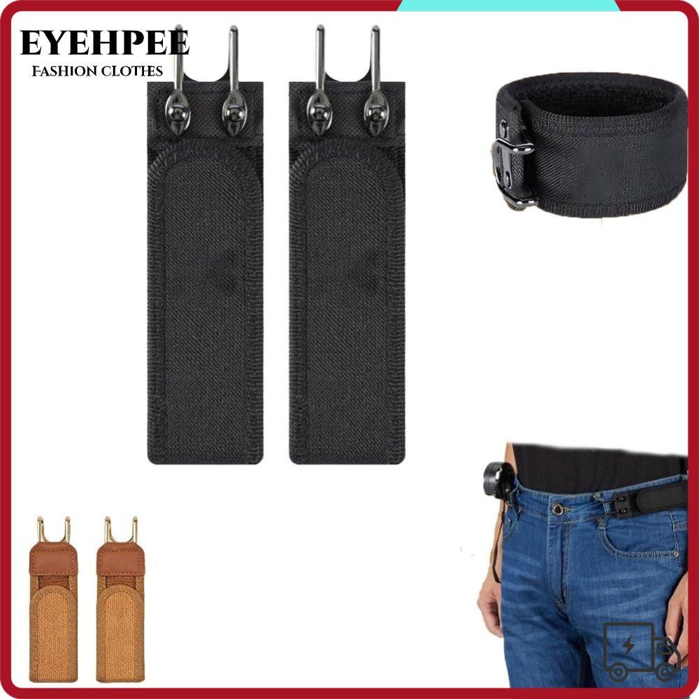 EYEHPEE Móc thắt lưng không khóa EYEHPEE, Thắt lưng co giãn có khóa thoải mái, Thắt lưng co giãn có thể điều chỉnh Unisex