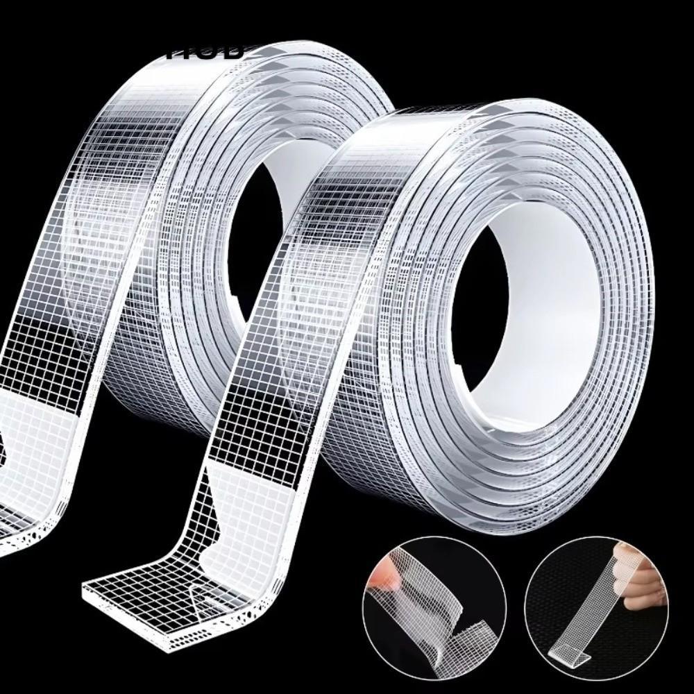 Keo dán hai mặt siêu cứng HOBBYHUB, Băng dính lưới chống nước 1 / 2mm, Băng Nano tái sử dụng có thể tháo rời được nâng cấp