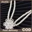 Doutie Bộ Trang Sức CướiVintage Kim Cương Và Ngọc Trai Giả, Phù Hợp Cho Tiệc Cưới và Làm Quà Tặng