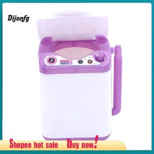 Mini Mô Phỏng Trẻ Em Máy Giặt RolePlay Đồ Chơi Phụ Kiện Búp Bê