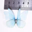 ROLY 50 Chiếc Organza Vải Bướm Táo, Nhiều Màu Sắc Voan Bướm Thêu Miếng Dán, DIY Mờ Hai Lớp Quần Áo May Miếng Dán Cô Dâu Phụ Kiện Tóc