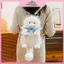 MYPANDA Thực Tế Ragdoll Cat Bapa Sang Trọng Túi Dành Cho Nữ Nơ Dễ Thương Vai Mềm Mại Daypas Quà Tặng Du Lịch.