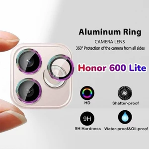 Dành Cho Honor 600 Lite Siêu HD Hợp Kim Nhôm Ống Kính Máy Ảnh Kính Cường Lực Phim Cho Honor 600Lite 600 Điện Thoại Mặt Sau Ống Kính Vòng Bảo Vệ