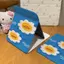 Hoa cúc tươi cười cười với Blue Bottom Gương gấp gọn cúc tươi cườn làm đẹp nữ sinh cao