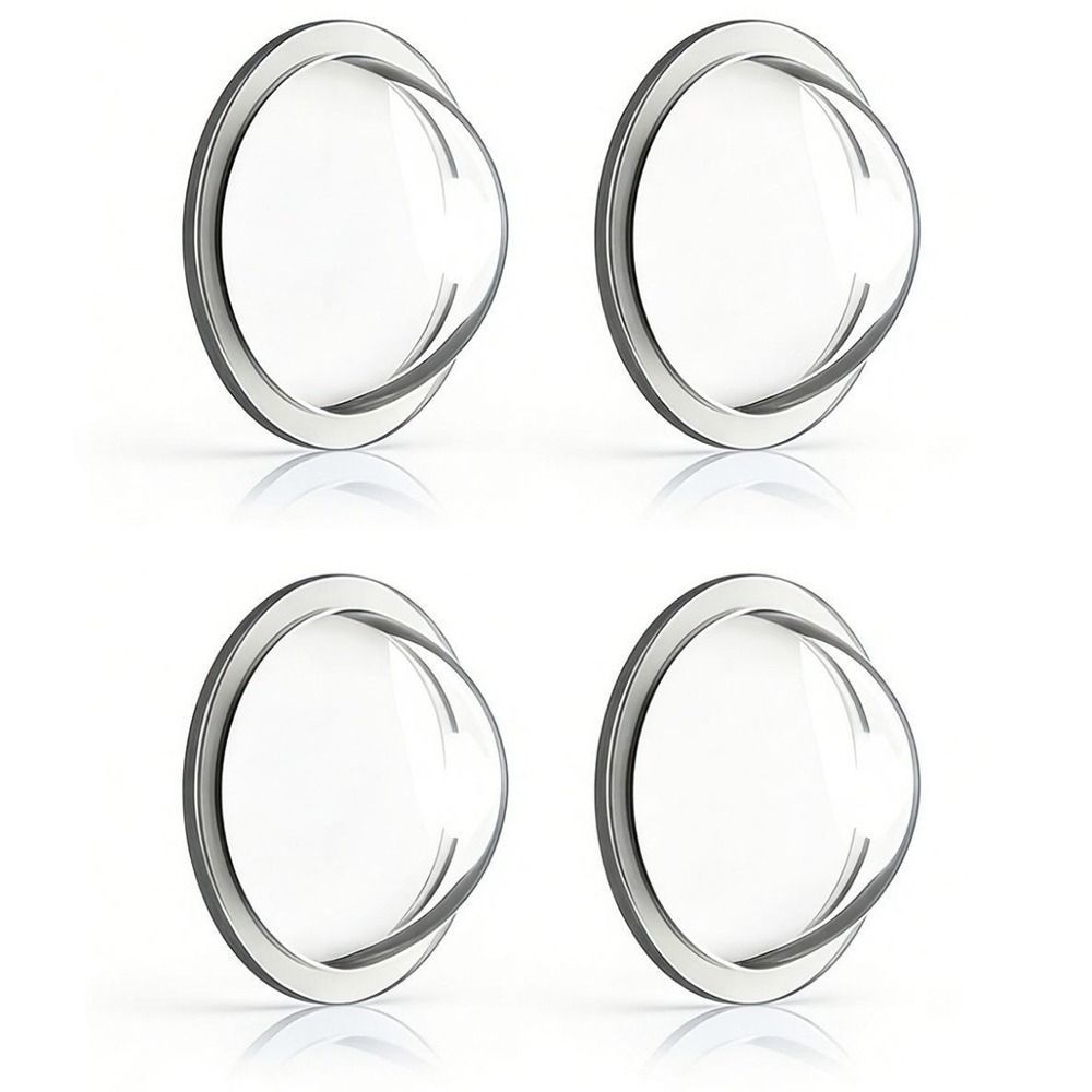 FANIELLAPOWELL 2 / 4 Vỏ bảo vệ Camera trước, Vỏ bảo vệ ống kính HD chống nước, Nắp bảo vệ tấm chắn chống mưa chống va chạm PC hình cầu cho mẫu Tesla