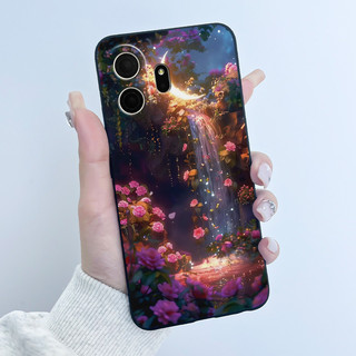 Dành Cho TCL NxtPaper 70 Pro Ốp Lưng Sang Trọng Dễ Thương Trái Tim Tình Yêu Thỏ Ngộ nghĩnh Mềm Màu Đen Silicon Ốp lưng TCL NxtPaper70 Pro