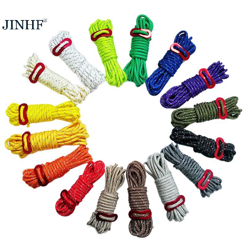 Dây Leo JINHF 6mm - 4 Mét cho Leo Núi và Descender Abseiling, An Toàn Ngoài Trời
