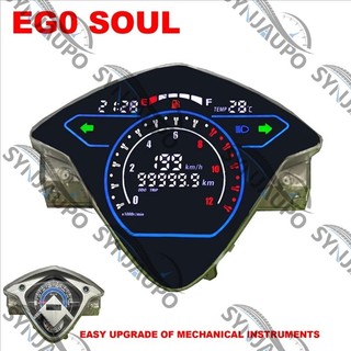 Dành cho YAMAHA Mio Soul Đồng hồ đo tốc độ kỹ thuật số Đồng hồ LED Đồng hồ tốc độ ASSY Đồng hồ đo tốc độ Máy đo tốc độ