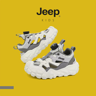 JEEP Giày Trẻ Em Dép Thể Thao Trẻ Em Nút Xoay Rỗng Thoáng Khí Bé Trai Bé Gái Mùa Hè Đế Nhẹ Giày Chạy Bộ Thường Ngày