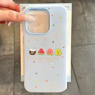 Dành Cho IPhone 17 16 15 14 13 12 11 Pro Max X XR XS Max 78 Plus Phim hoạt hình dưa hấu dừa trường hợp điện thoại