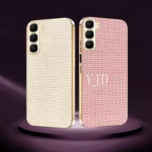 Ốp Lưng Cho Infinix Hot 60 Pro Plus Hot60i X6726 X6728 X6885 X6886 Giỏ Phong Cách Nữ Dệt Khung Mạ Điện Chống Rơi Vỏ Điện Thoại