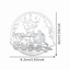 Giáng Sinh Tàu Kim Loại Thép Carbon Cắt Khuôn Thêu Sò Dập Nổi Khắc Bản Mẫu DIY Album Ảnh Thiệp Chúc Mừng Cắt Chết Giấy Thủ Công Dụng Cụ