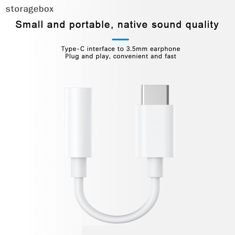 [Hộp lưu trữ] Bộ chuyển đổi Aux Type C sang 3,5mm Type-c Cáp âm thanh 3,5 Ja cho bộ chuyển đổi tai nghe điện thoại Đẹp