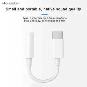 Bộ chuyển đổi Aux Type C sang 3,5mm Type-c Cáp âm thanh 3,5 Ja cho bộ chuyển đổi tai nghe điện thoại Đẹp