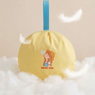 Túi đựng đồ lót SENRTY, Khối đóng gói đồ lót cầm tay bằng sợi Polyester, Gấp di động thoáng khí có dây kéo Túi lưu trữ áo ngực Phân loại quần áo