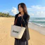 Túi Tote Nữ COSCOVED, Túi Đi Biển Dệt Phong Cách Hàn Quốc, Giỏ Màu Trơn Bền Đẹp Túi Xách Dây Cotton Dung Tích Lớn Mùa Hè