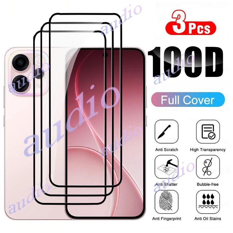 OPPO Reno15 F 5G 3 Kính Cường Lực Cho Oppo Reno 15F 15 F Reno15F 5G 4G 2025 Bảo Vệ Màn Hình Điện Thoại Vỏ Kính Bảo Vệ Phim Cho OPPO Reno15F OppoReno15F 5G 9H HD Chống Trầy Xước