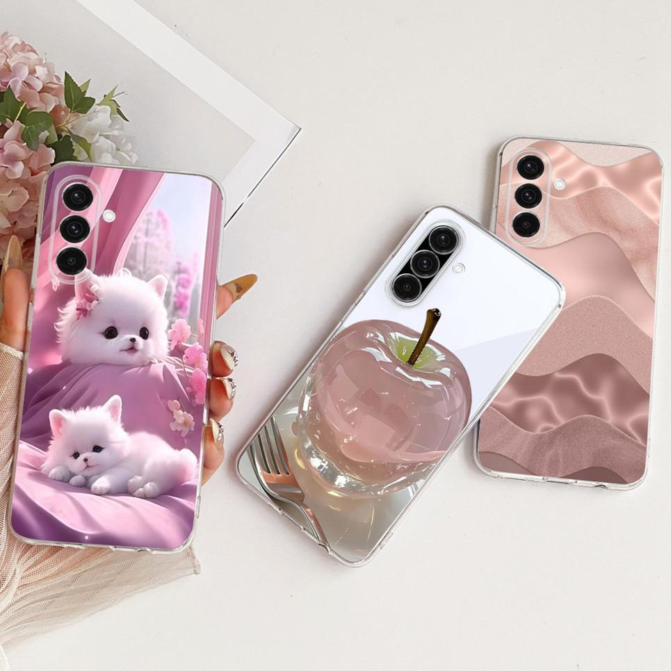 Dành Cho Samsung Galaxy Galaxy A06 A16 A36 4G 5G Ốp lưng Rồng Trung Quốc Mèo Dễ Thương Họa Tiết Hoạt Hình Vỏ Mềm Trong Suốt Silicon