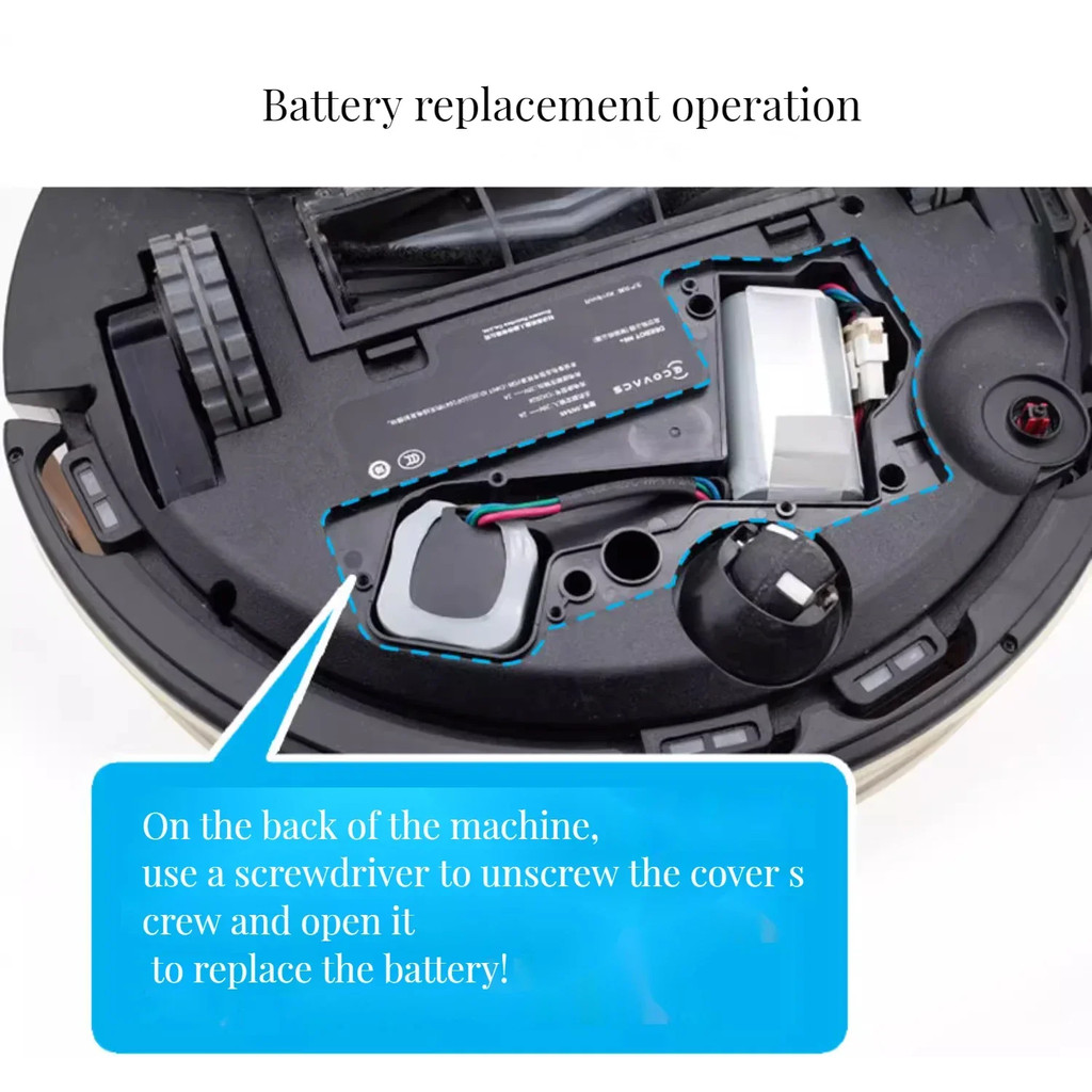 Robot quét Ecovacs N9 N9 + / DVX45 / K10 / K20 14.4V 5200mAh Bateria