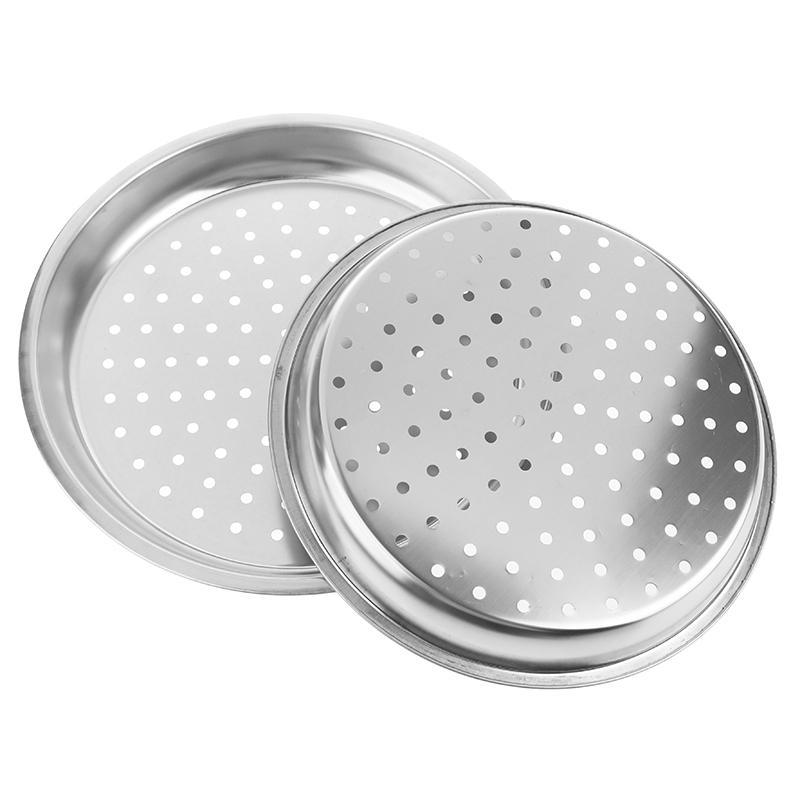 GOAY 28 / 30 / 32 / 34CM Máy hấp tròn bằng thép không gỉ Bánh bao Khay hấp cá Máy hấp dày Dụng cụ nấu ăn nhà bếp VN