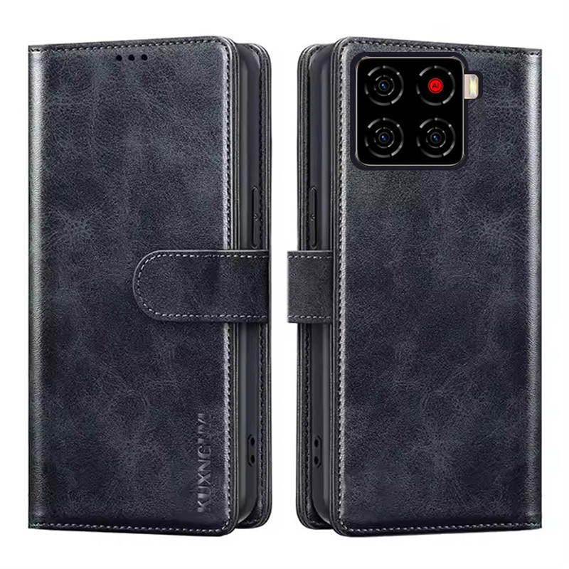 Ví Điện Thoại Dành Cho ZTE Blade A56 Nubia A56 4G Có Giá Đỡ Thẻ Từ Tính Lật Da Đứng Bảo Vệ Vỏ Chống Sốc