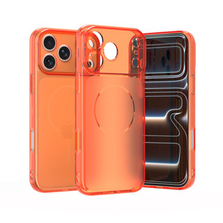 2.0 cửa sổ lớn TPU cho vỏ điện thoại Apple IP17PROMAX 16pro Ốp mềm 15 chiều / 14 / 13 màu trơn mờ